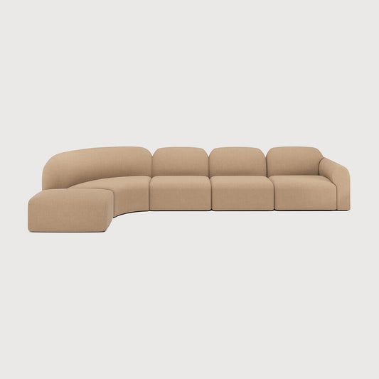 Bulky modular sofa set